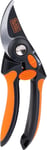 Secateur De Jardin-Taille Haie Lames En Acier De Haute Qualité-Coupe Branche Poignée Ergonomique-Secateur Capacité De Coup De 13 Mm ¿ Noir/Orange