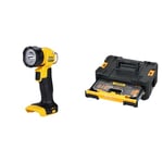 Dewalt DCL040-XJ 18V XR Lithium-Ion Body Only Cordless Torch, Black/Yellow, 15.0 cm*32.0 cm*22.0 cm + Suitable Power Tool Accessory