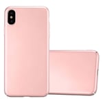 Coque pour Apple iPhone XS MAX en METALLIC OR ROSE Hard Case Housse de protection Étui d'aspect métallique contre les rayures et les chocs - Neuf