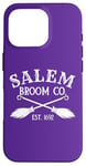 Coque pour iPhone 16 Pro Salem Broom Company Costume de sorcière d'Halloween pour femme