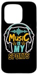 Coque pour iPhone 15 Pro Music is my Sports Musicien Producteur Artiste Ingénieur Audio