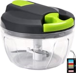 Manual Food Chopper,Sinnsally Manual Food Processor Vegetable Chopper,Kitchen