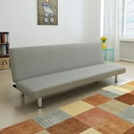 Canapé-lit, Canapé convertible, Banquette Sofa de Salon, Gris Polyester Maisonchic