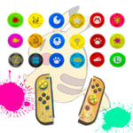 18 st tumgreppset joystick-lock för Switch Joy-Con-kontroller/Switch Lite Limited Edition