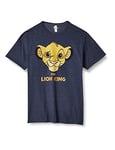 Disney The Lion King - Face Paint Men's Crew neck Vintage heather navy S