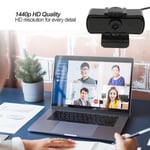 Computer Camera Hd 1440P Noise Reduction Usb Webcam With Mic For Pc Laptop