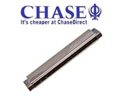 Chase Diatonic Tremolo Harmonica C Major 24 Hole 48 Tone Mouth Organ Blues Harp~