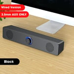 PC Soundbar Wired and Wireless Bluetooth Speaker USB Powered Soundbar for TV Pc