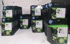 Job Lot Genuine HP88XL (Black x 25,Yellow x 27,Cyan x 24,Magenta x 9 ) inc VAT