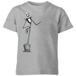 The Nightmare Before Christmas Jack Skellington Full Body Kids' T-Shirt - Grey - 3-4 Years