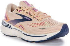 Brooks Adrenaline GTS 23 Cushion Body Running Womens Trainer Peach UK 3 - 8