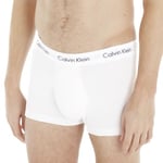 Calvin Klein 3P Cotton Stretch Low Rise Trunks Hvit bomull Large Herre