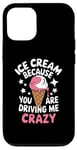 iPhone 12/12 Pro Ice Cream Because You Are Driving Me Crazy Case