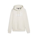 Puma Womens Essentials Logo FL Hoodie - Grey - Size Small