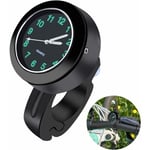 Montre De Moto De Vélo Étanche Horloge De Montage Horloge De Guidon Minuterie Lumineuse Universelle Noir - Norcks