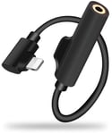 Trolsk Lightning to 3,5mm + Lightning-adapter - Svart