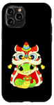 Coque pour iPhone 11 Pro Happy Lunar Chinese New Year 2025 Cute Baby Snake Dragon