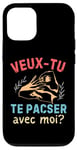 Coque pour iPhone 12/12 Pro veux tu te pacser avec moi demande pacs originale pacsé 2025