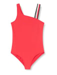 Tommy Hilfiger Girl's One Piece Primary Red 8 Years