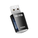 RUIZHI WiFi 6 USB Clé WiFi pour PC, AX900 Doublebande (5.8 GHz / 2.4 GHz), Cle WiFi pour MU-MIMO, WPA3, Clé Internet Adaptateur sans conducteur pour WIN10/11 PC/Bureau/Ordinateur Portable Souris