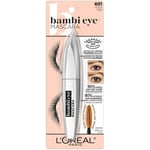 L'OREAL BAMBI EYE MASCARA INSTANT EYE OPENING BLACK # 401 NEW SEALED ON CARD