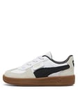 Puma Infant Palermo Trainers- white/grey, White/Grey, Size 4 Younger