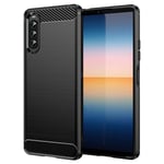 tectTech Sony Xperia 10 IV TPU-skal Brushed, Svart