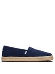 TOMS Toms Men's Alpargata Rope 2.0 Espadrille - Navy, Navy, Size 6, Men