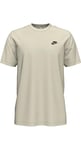 Nike Men's Shirt M NSW Club Tee, Sail/Black, AR4997-133, 3XL