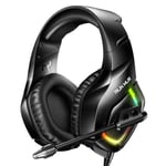 Casque gaming Casque gamer Casque de jeu lumineux avec micro suppression de bruit ONIKUMA K10 Pro Son Surround pour PC MAC PS4