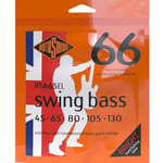 Rotosound Strings for Electric Bass SWING 66 STAINLESS SETS 5-str. RS665EL EX-LONG SCALE Stainless Custom 45-130, Stainless Steel