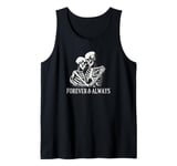 Forever & Always - Skeleton Couple Romance Loving Embrace Tank Top