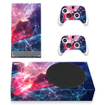 playvital Kit de Autocollants Skin Decal pour Xbox Séries S Console,Autocollant Vinyle Cover Sticker pour Xbox Séries S Console Manette-Espace Galaxy