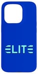 Coque pour iPhone 15 Pro Élite bleue éclairée