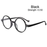 Läsglasögon Presbyopia Glasögon SVART STYRKA +3,50 black Strength +3.50-Strength +3.50