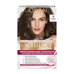 L'Oréal Paris - L'Oréal Paris 4 Moyen Brun Excellence - Crème Hair Dye - 1 Pièce