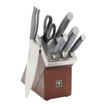 Henckels Graphite 7-pcs, Knife block set, brown