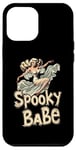 Coque pour iPhone 13 Pro Max Spooky Babe Déguisement rétro d'Halloween