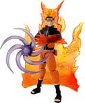 BANDAI Anime Heroes Beyond Naruto Series Naruto Uzumaki Action Figure, 17cm Naru