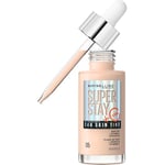 Maybelline New York - Fond de Teint Fluide - Glow & Soin de la Peau - À la Vitamine C - Longue Tenue 24H - Formule Vegan - Superstay Skin Tint - Teinte : 05 - 30 ml