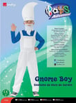 SMIFFY'S GNOME BOY FANCY DRESS COSTUME AGE 4 - 6 SMURF STYLE - 44068