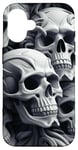 iPhone 16 Enchanting Gothic Skulls Mystic Guardians Skull Bone Pattern Case