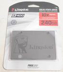 Kingston A400 240GB SSD 2.5" SATA III Solid State Drive HDD Computer Laptop.