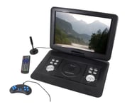 Soundmaster Pdb1600sw, Bärbar Dvd-Spelare, Cabriolet, Svart, Dvd-Video, Mp3, Vcd, Cd, Cd-R, Cd-Rw, Dvd+R, Dvd+Rw, Dvd-R, Dvd-Rw, Dvb-T2