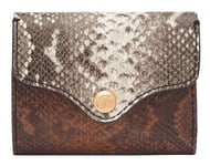 Fossil Heritage, Portefeuille à deux volets pour femme, Snake Print, 9.8 1.3 W x 7 cm H