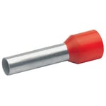 Embout Simple dextrémité de câble Klauke 47612 10 mm² x 12 mm partiellement isolé Rouge 100 pc(s)