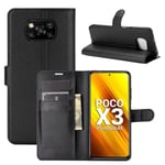 Xiaomi Poco X3 NFC Enkelt mobilfodral, Svart