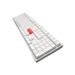 Ducky One 2 White Edition - tangentbord - tysk - vit Inmatningsenhet