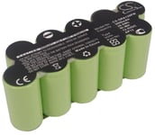 Kompatibelt med Gardena 2225, 12.0V, 3000 mAh