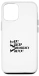 Coque pour iPhone 14 Eat Sleep Air Hockey Repeat - Air Hockey